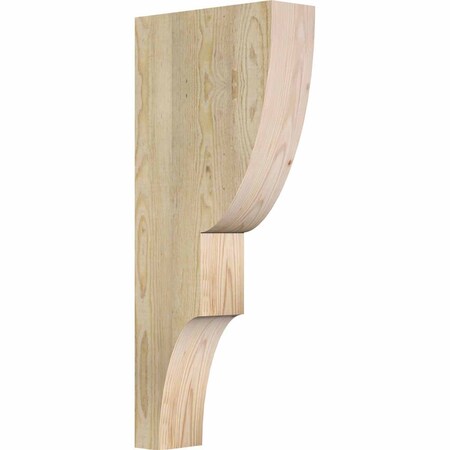 Ekena Millwork Ridgewood Rough Sawn Corbel, Douglas Fir, 4"W x 12"D x 28"H COR04X12X28RID00RDF